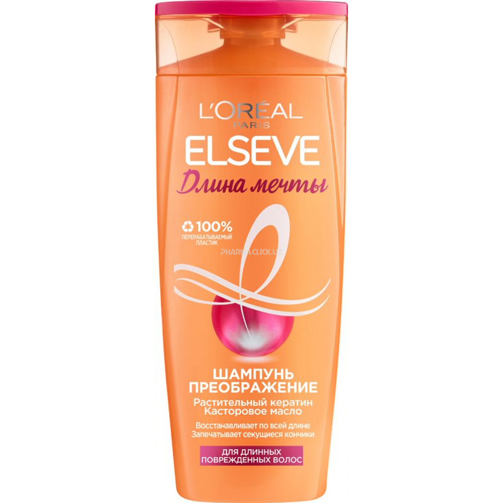 Шампунь преображение L’Oréal Elseve, Длина Мечты для длинных поврежденных волос 250мл