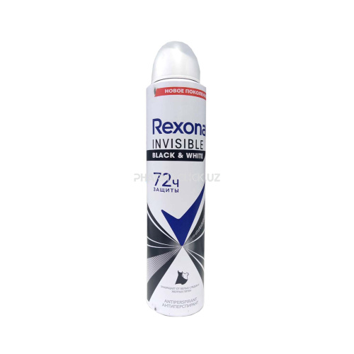 Антиперспирант-аэрозоль для женщин Rexona TITAN Invisible B W 200мл