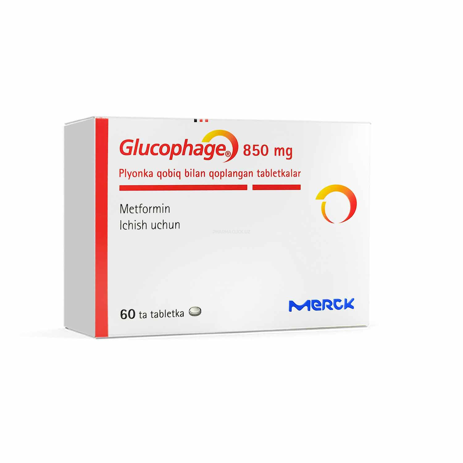 Глюкофаж таб 850 мг № 60
