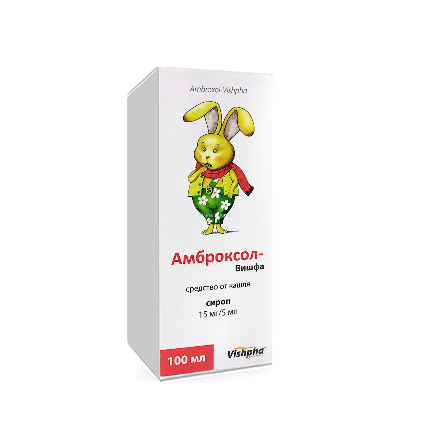 Ambroksol- Vishfa sirop 15 mg/ 5 ml 100 ml