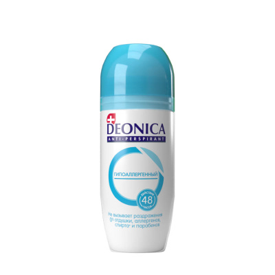 DEONICA Deodorantlar va antiperspirantlar Гипоаллергенный, 50мл