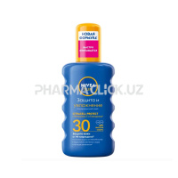 Солнцезащитный спрей Nivea Sun, Защита и увлажнение SPF30, 200мл