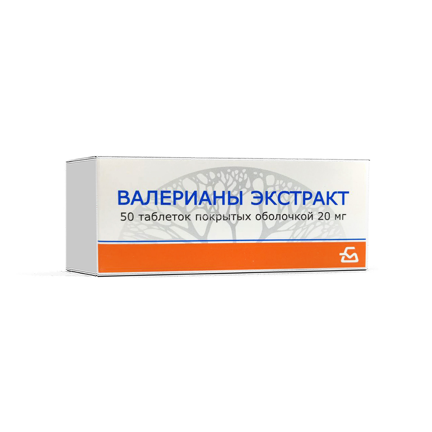 Valeriani ekstrakt tab. 20 mg №50 (Borisovskiy)
