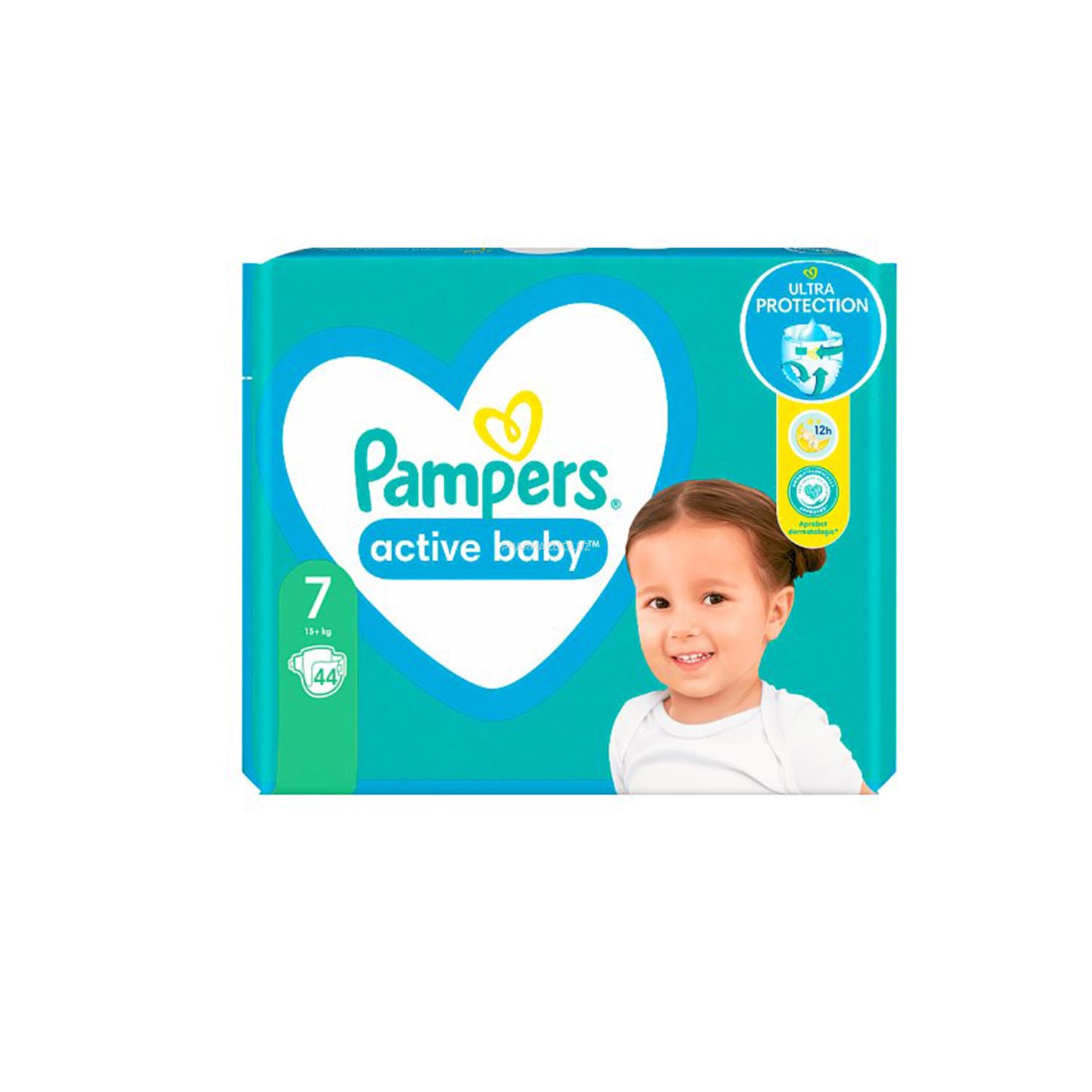 Подгузники Pampers Active Baby 7-44 шт