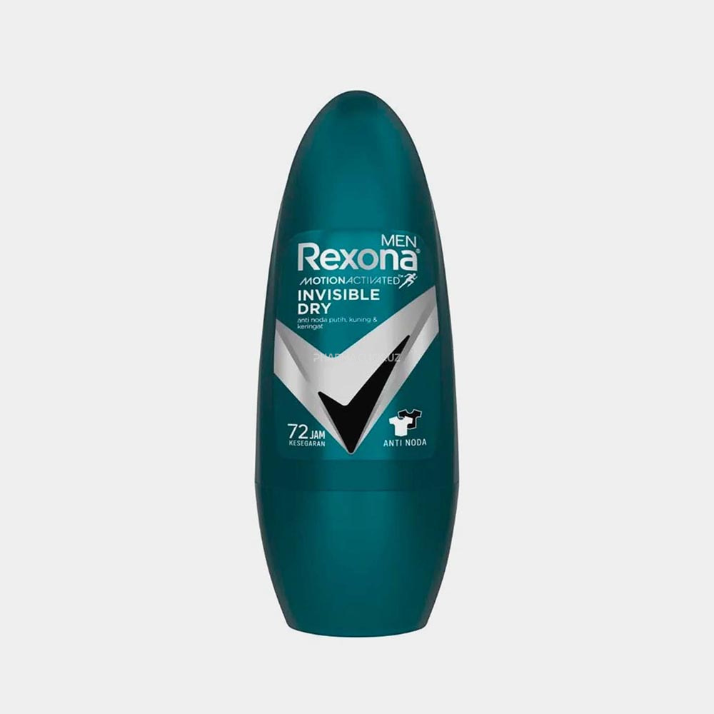 Дезодорант роликовый для мужчин Rexona Invisible Dry 45мл