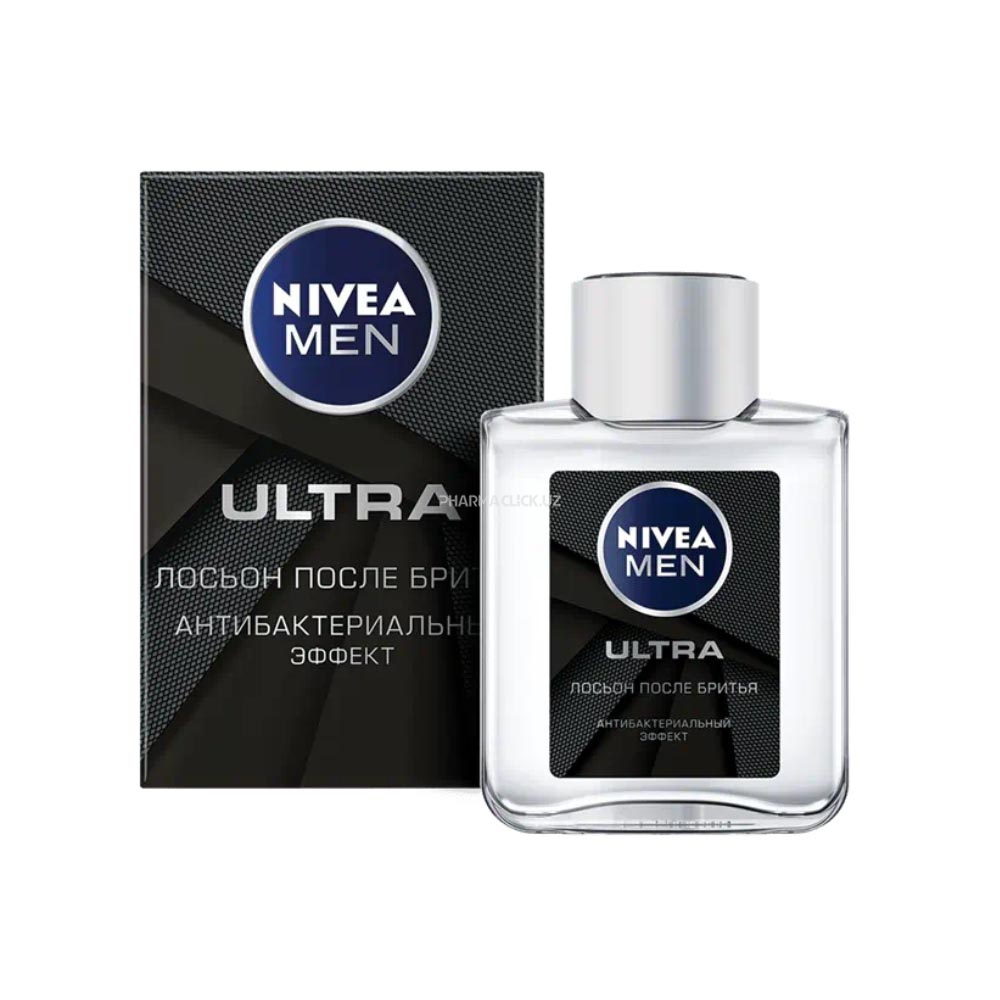 Лосьон после бритья NIVEA MEN ULTRA с антибактериальным эффектом, 100 мл