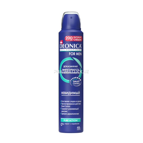 DEONICA Антиперспирант НЕВИДИМЫЙ  for Men , 200мл