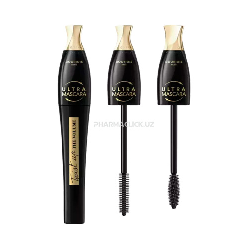 Тушь для ресница Bourjois Twist Up The Volume Ultra Mascara, оттенок 001 Black Черный