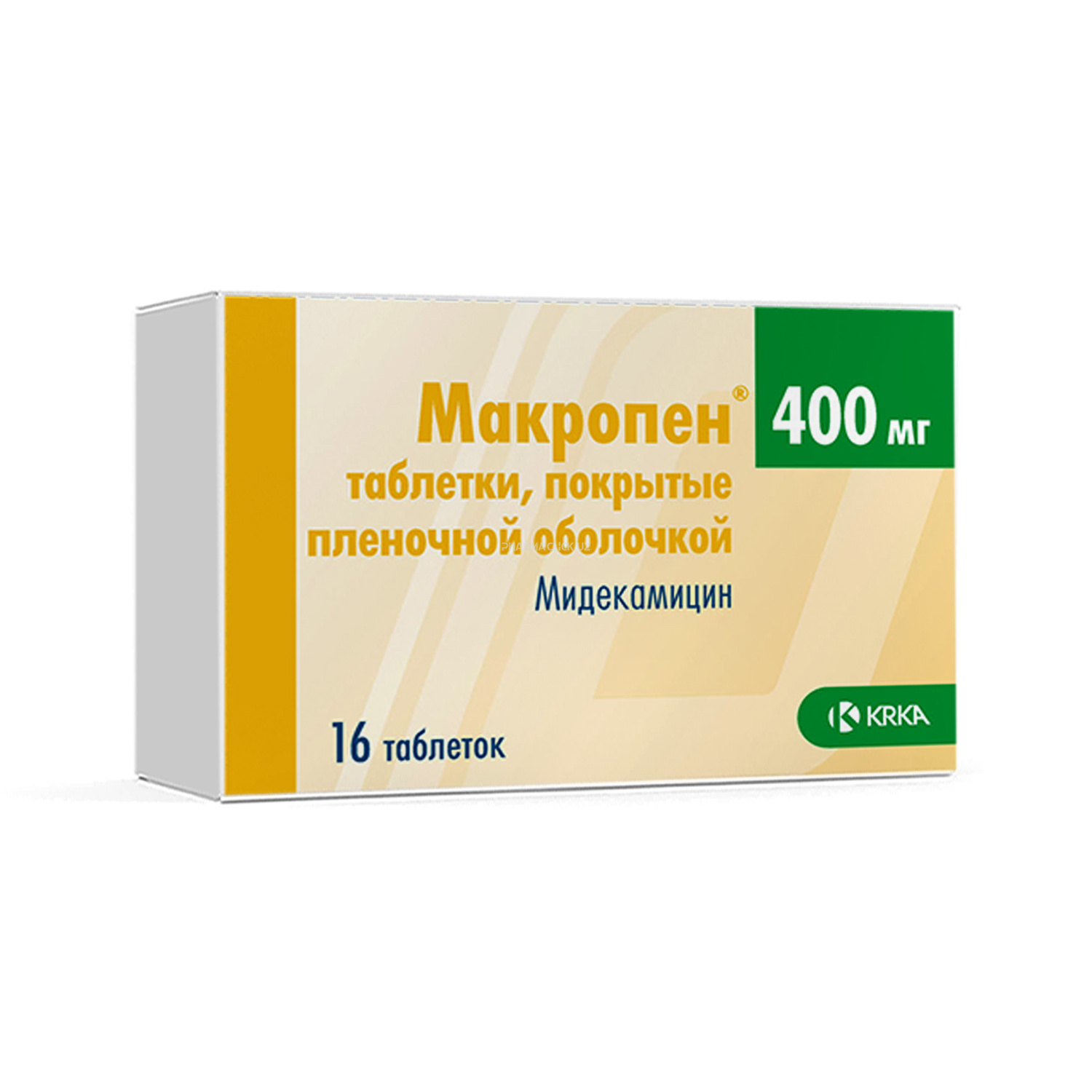 Макропен таб. 400 мг N16