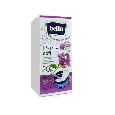 Ежедневные прокладки "Bella PANTY SOFT" Verbena 20шт 
