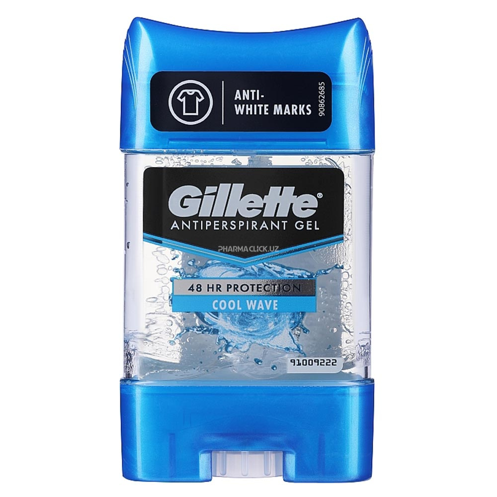 Дезодорант-антиперспирант гелевый мужской Gillette Cool Wave 70мл