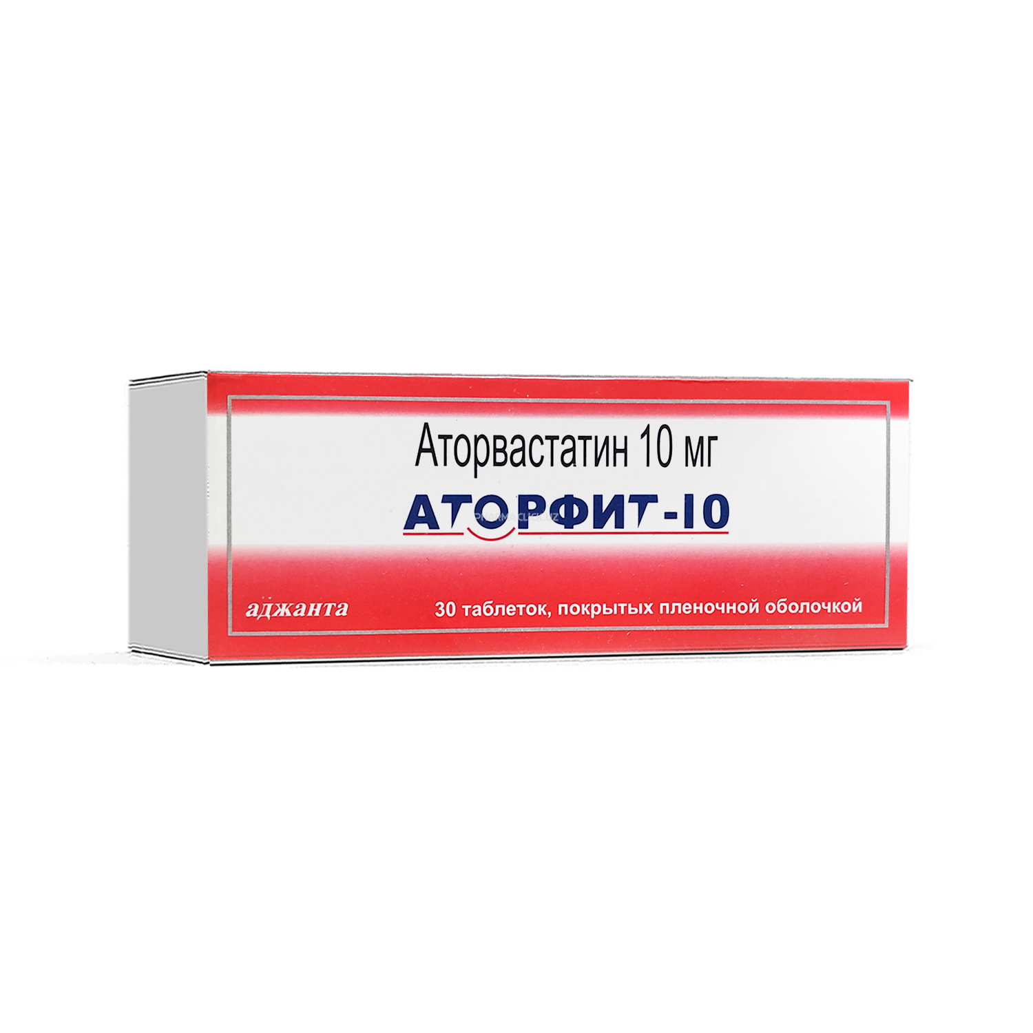 Аtorfit plyonka qobiq bilan qoplangan tabletkalar 10 mg №30