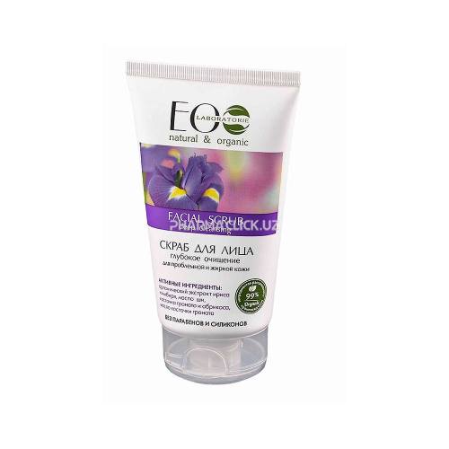Скраб для лица EO laboratorie Глубокое очищение для проблемной и жирной кожи 150 мл