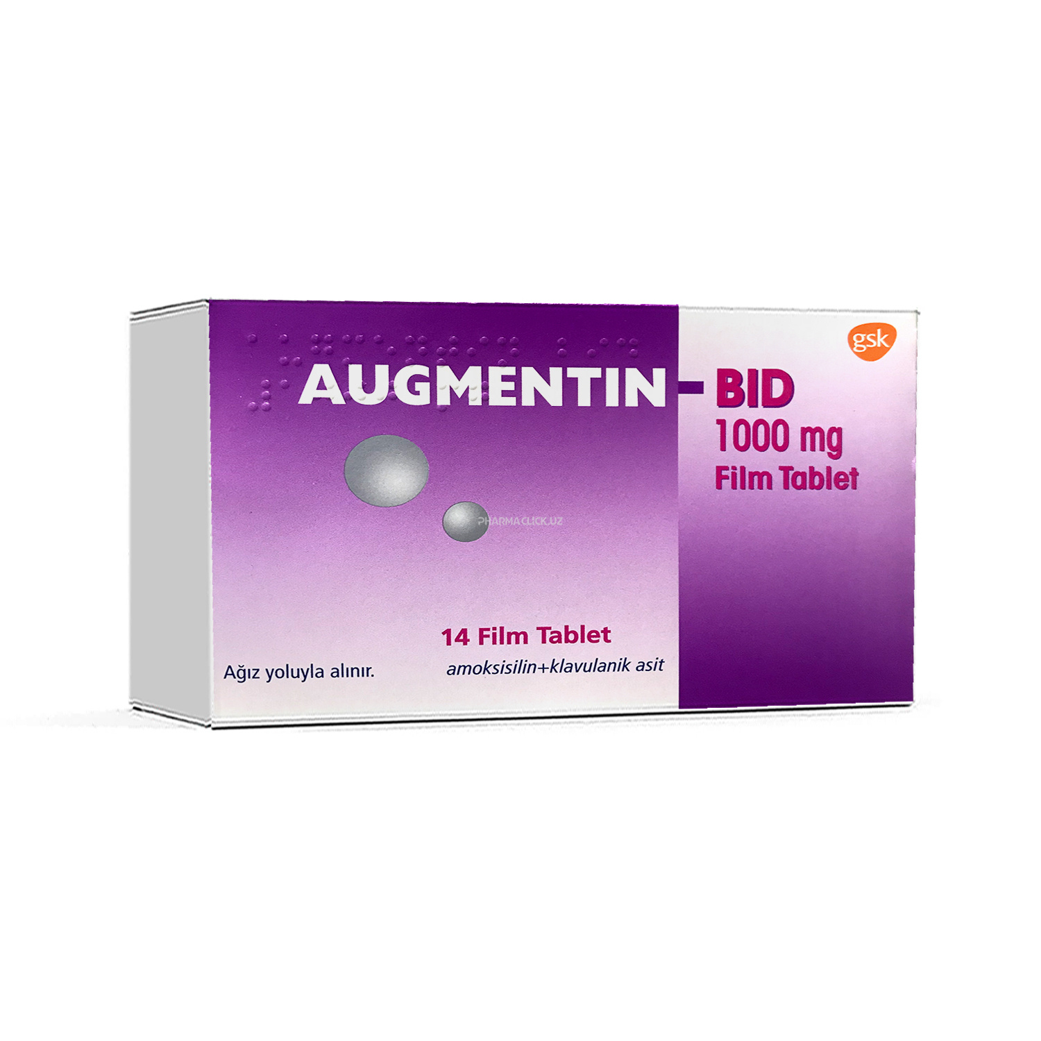 Аугментин  1000 мг № 14 ( Турция )