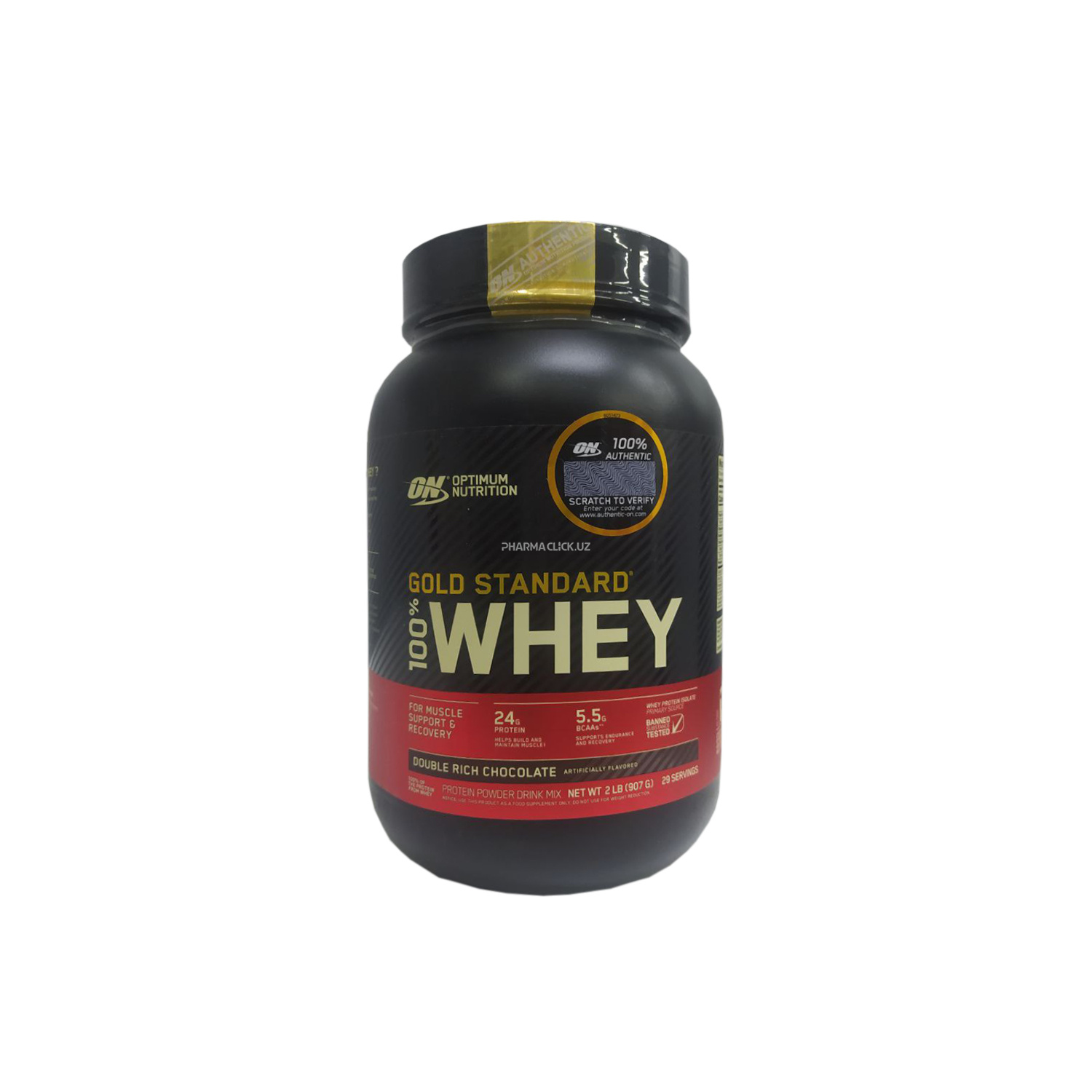 Протеин сывороточный GOLD STANDARD 100% WHEY DBL RICH CHOCOLATE  2LB