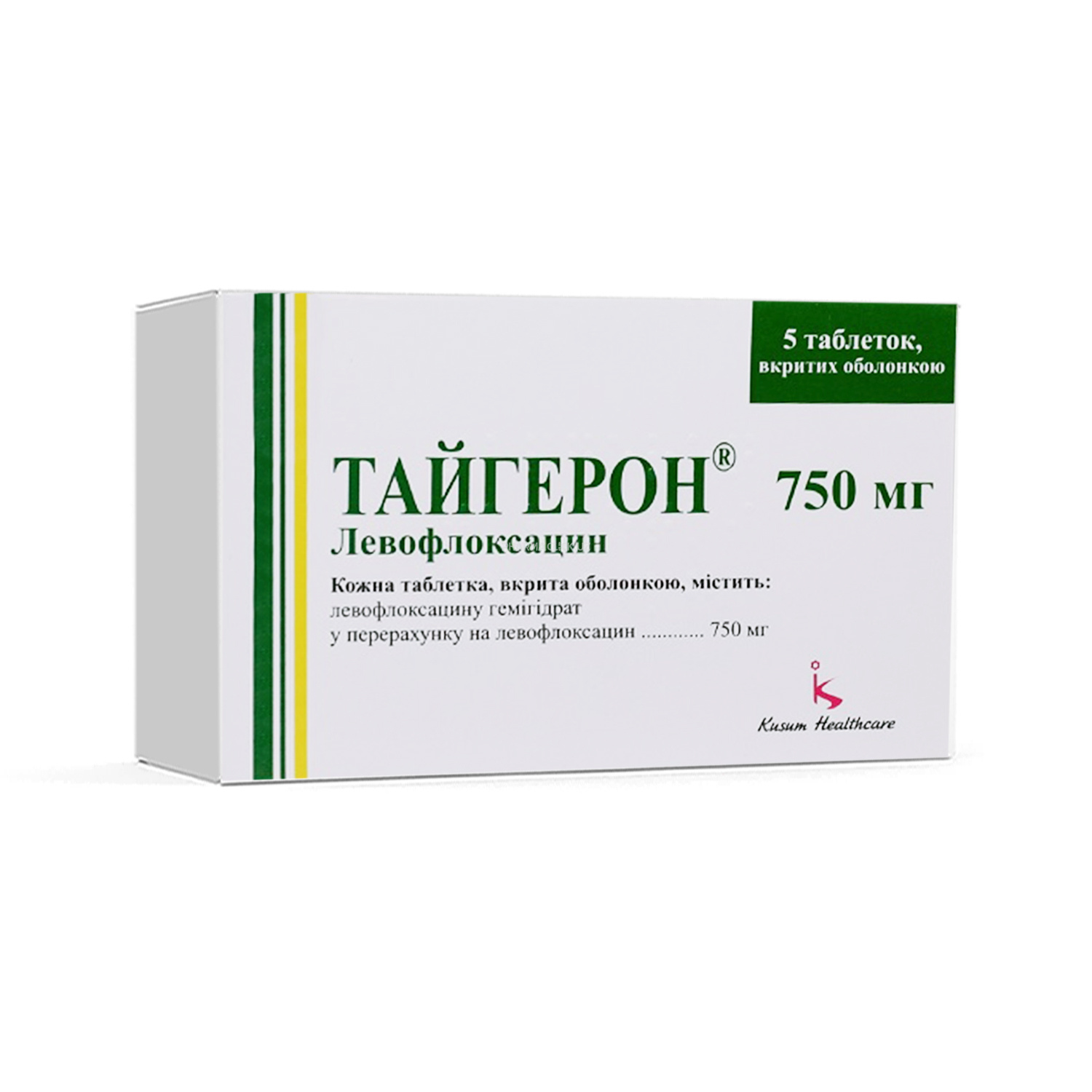 Тайгерон 750 мг таб. №5