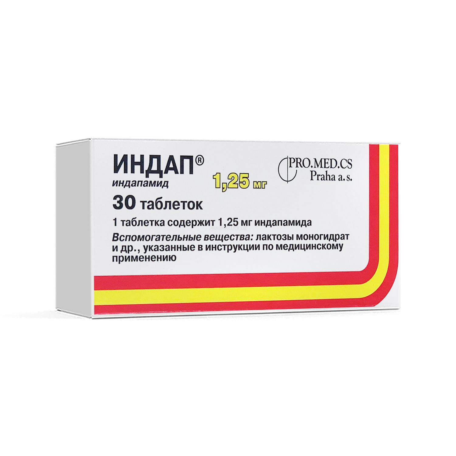 Indap tab. 1,25 mg № 30