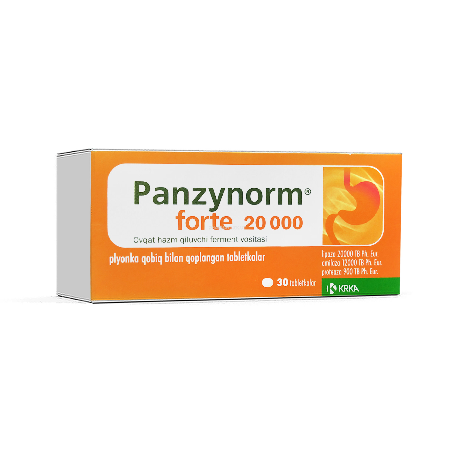 Panzinorm Forte 20 000 tab. №30