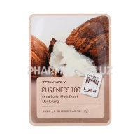 Маска для лица PURENESS 100 SHEA BUTTER MASK SHEET 21 мл