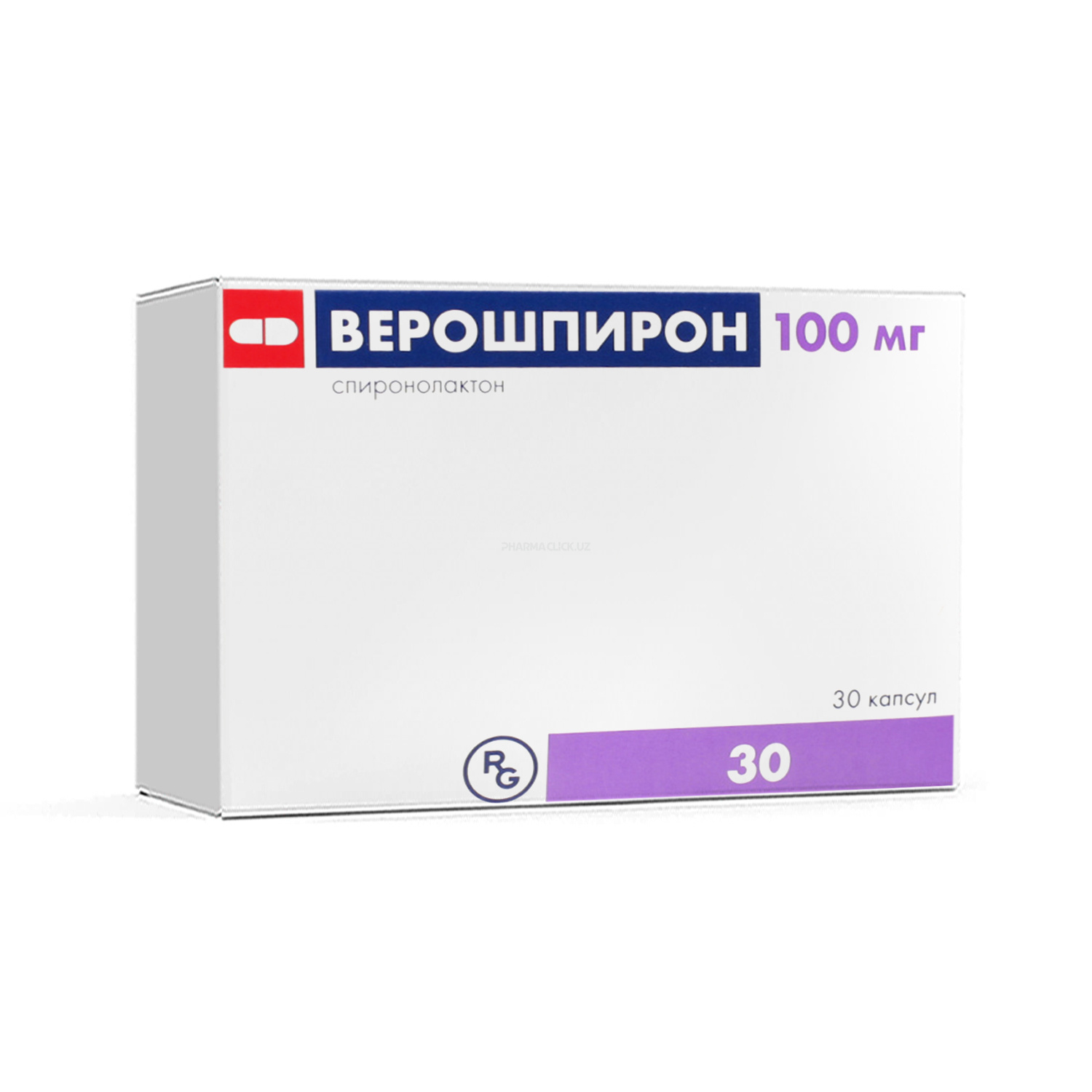 Veroshpiron kaps. 100 mg №30