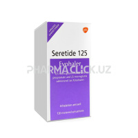 Seretid 125 Evoxaler ingalyatsiya uchun aerozol 125mkg/25mkg 120doz