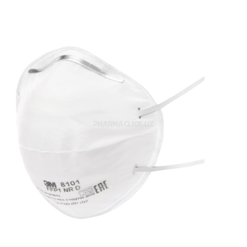 Маска противоаэрозольная фильтрующая, чашеобразная (FFP1 NR D) 8101