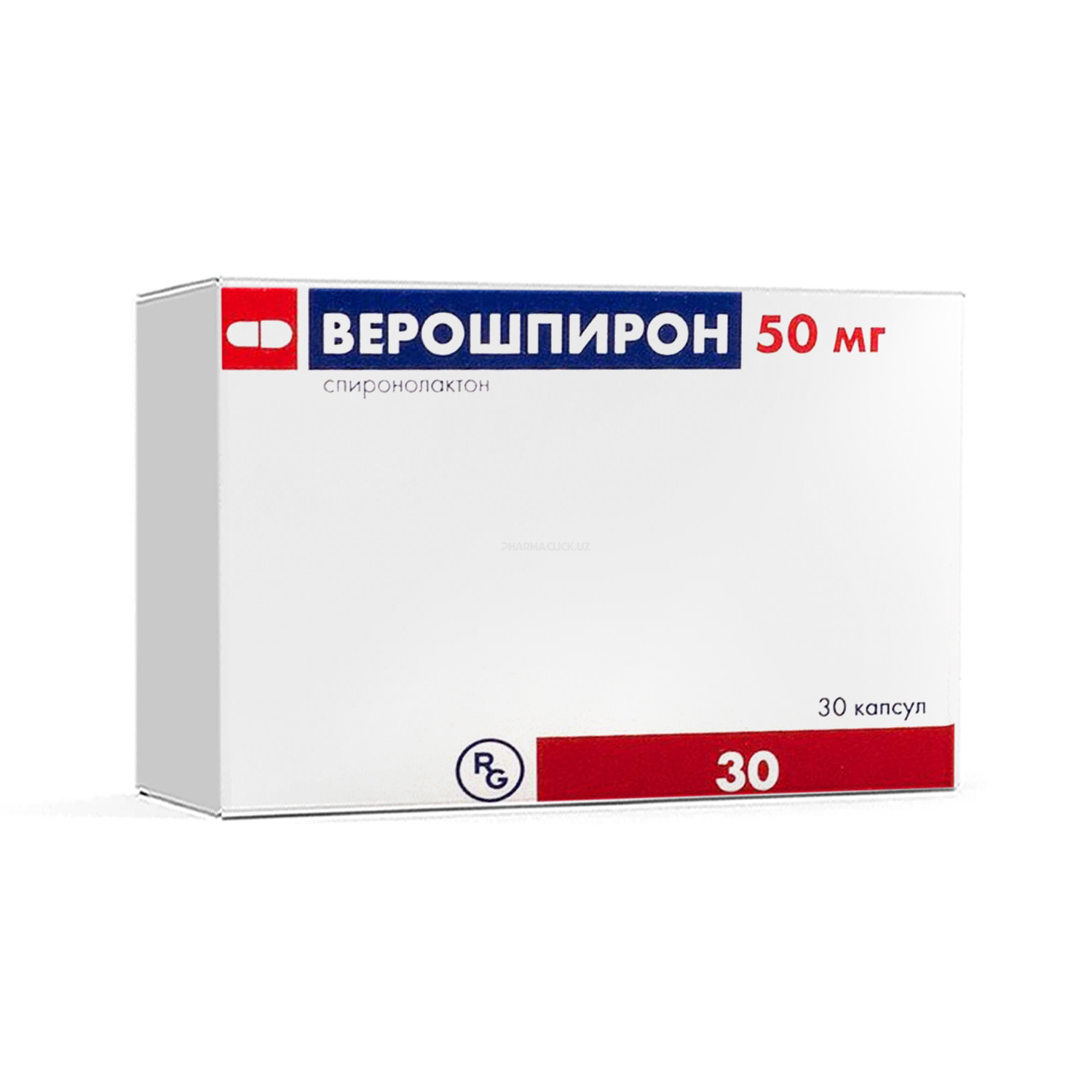 Veroshpiron kaps. 50 mg №30