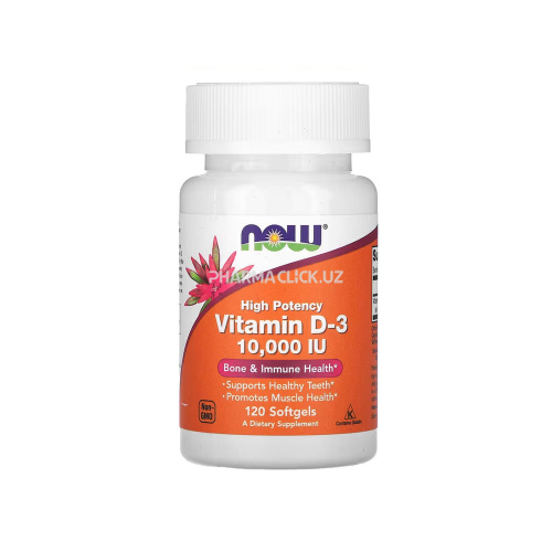 VIT D-3 10,000 IU 120 SGELS