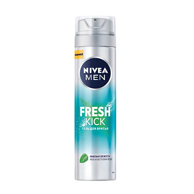 Nivea Soqol olish uchun gel  Fresh Kick   200 ml