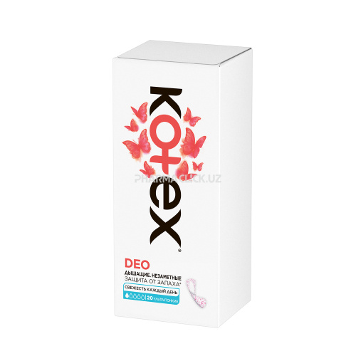 Ежедневные прокладки Kotex Deo Ультратонкие 20 шт