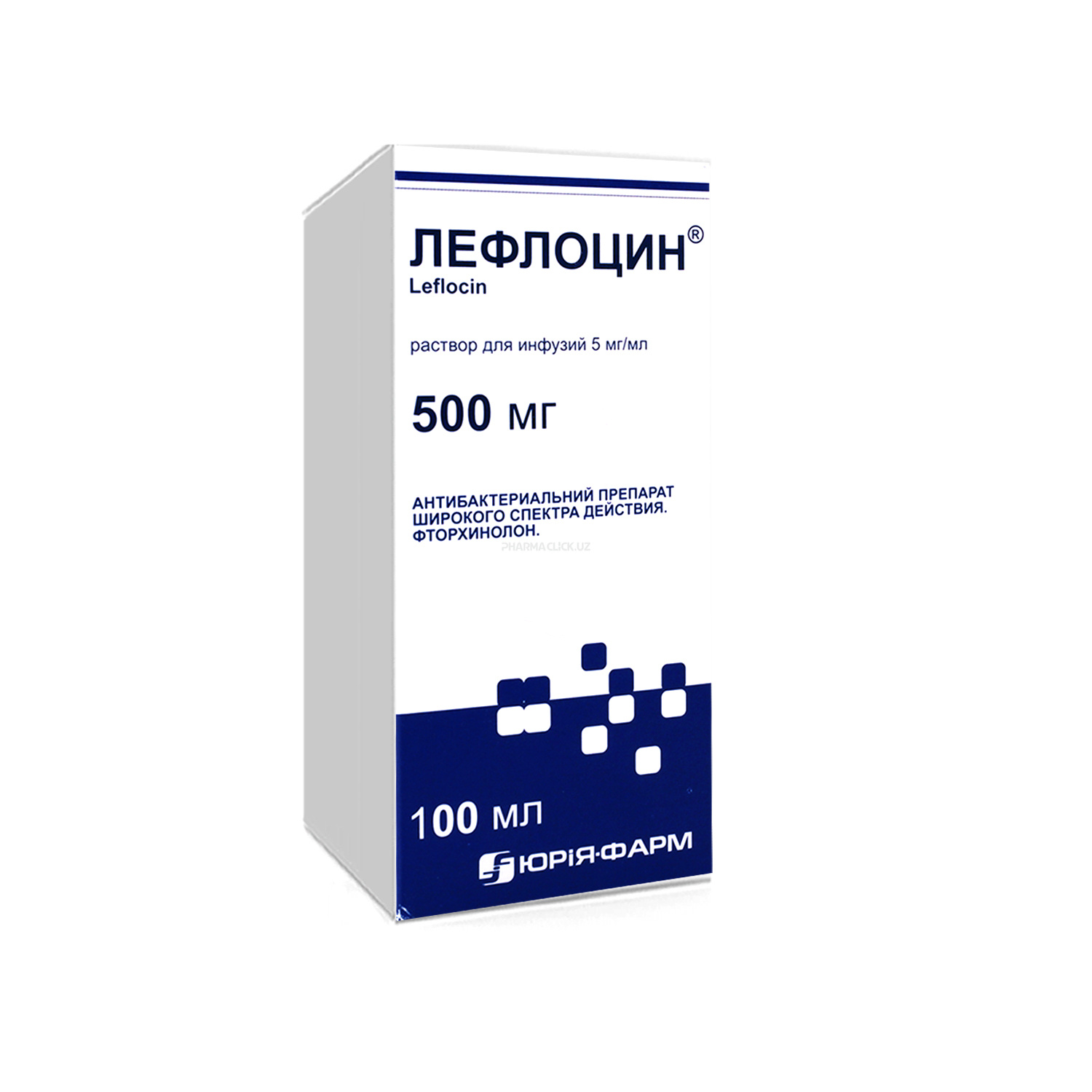 Лефлоцин раствор для инфузий 5мг/мл 100мл
