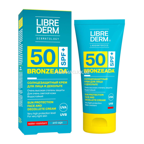солнцезащитный крем для лица и зоны декольте SPF50