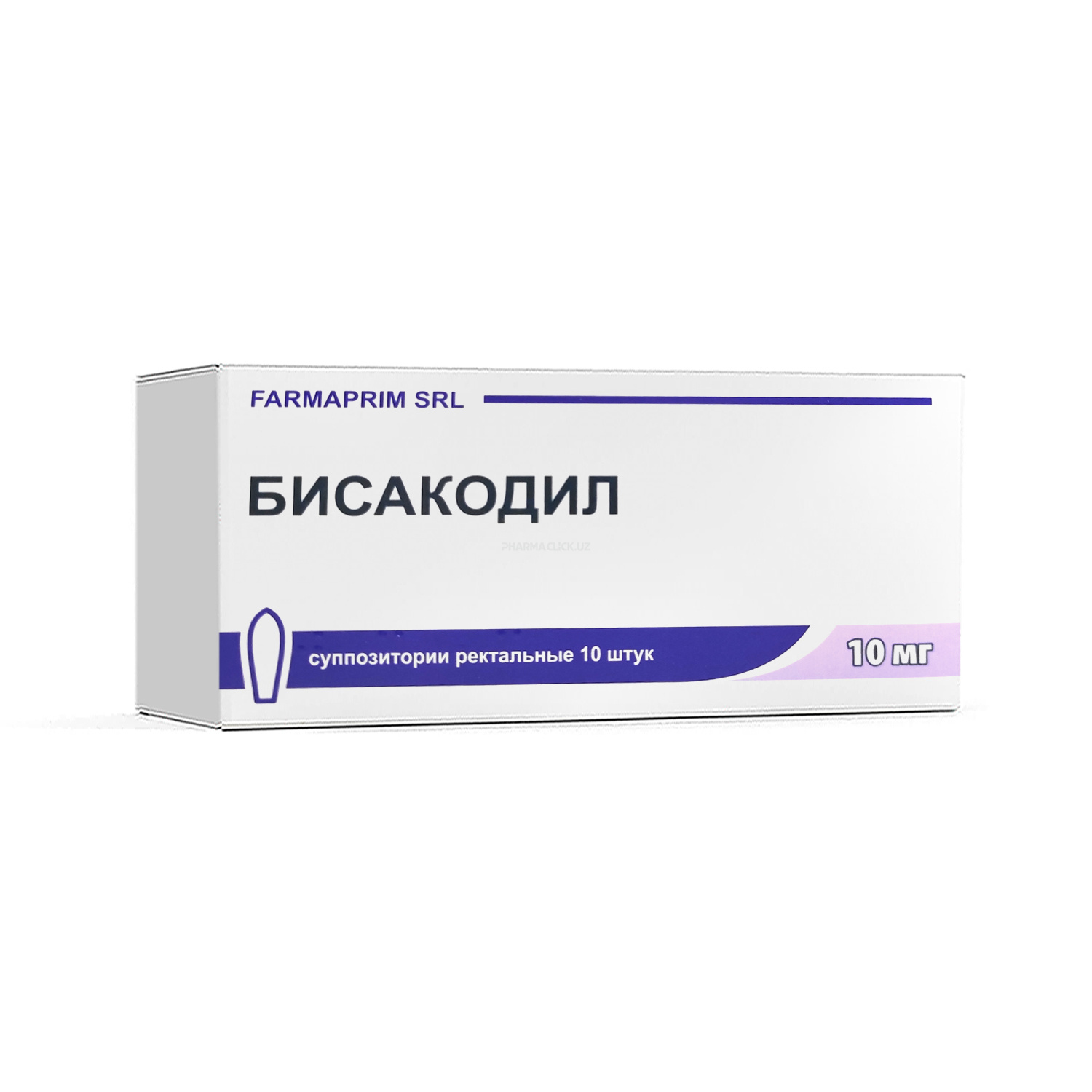 Bisakodil rektal suppozitoriylar 10mg №10