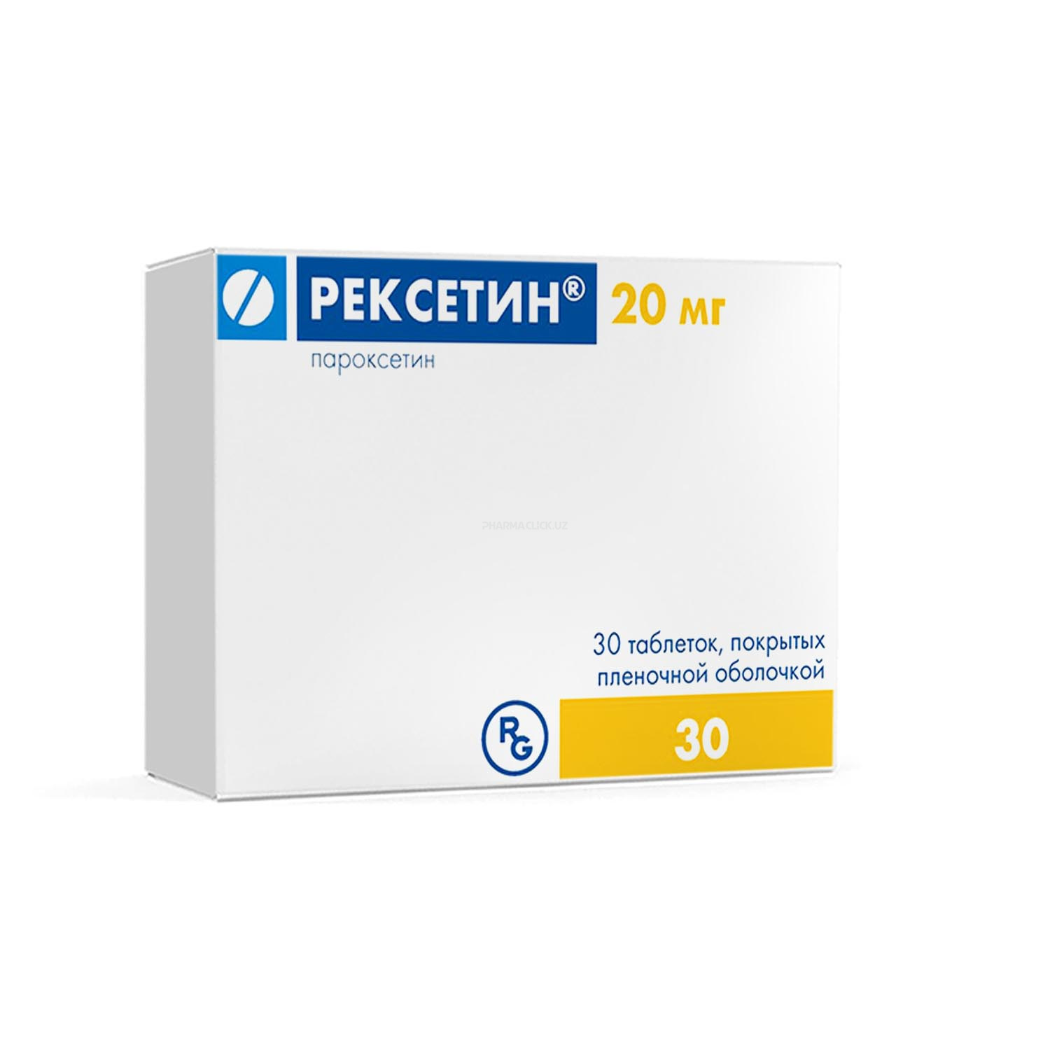 Рексетин таб 20 мг № 30