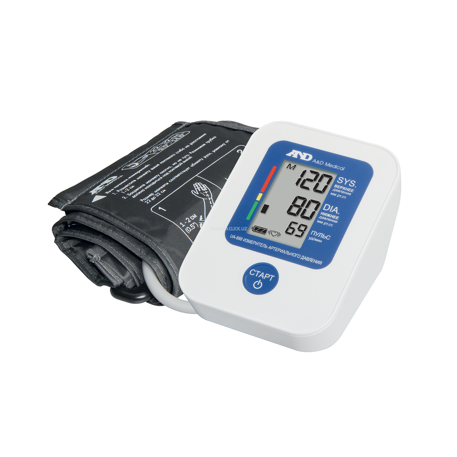 Тонометр для измерения артериального давления  автоматический A&D UA-888