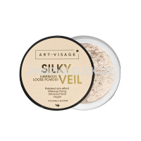 Рассыпчатая пудра для лица Art-Visage SILKY VEIL, оттенок 303 Сияющая