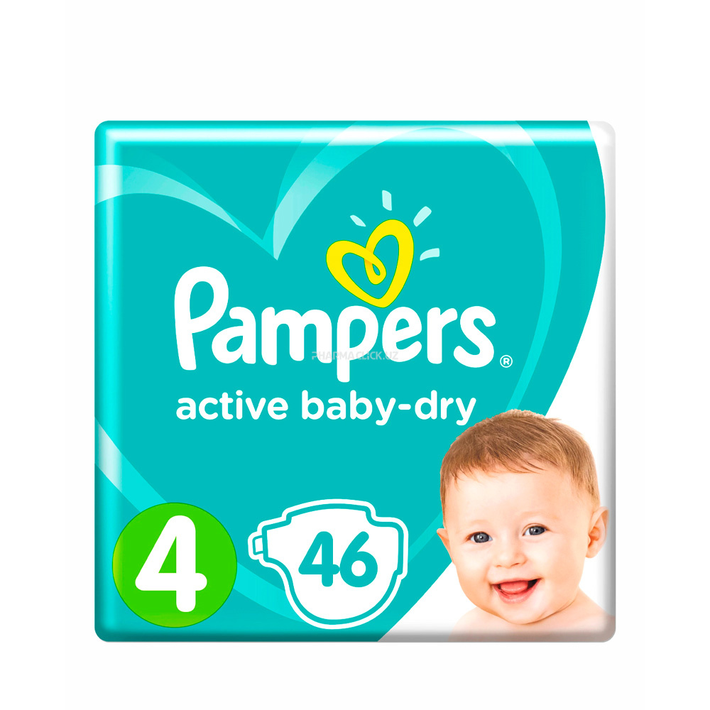 Подгузники Pampers Active Baby 4-46 шт