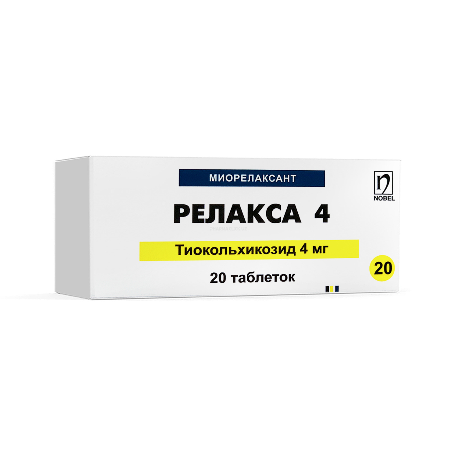 Релакса 4 мг, таблетки № 20
