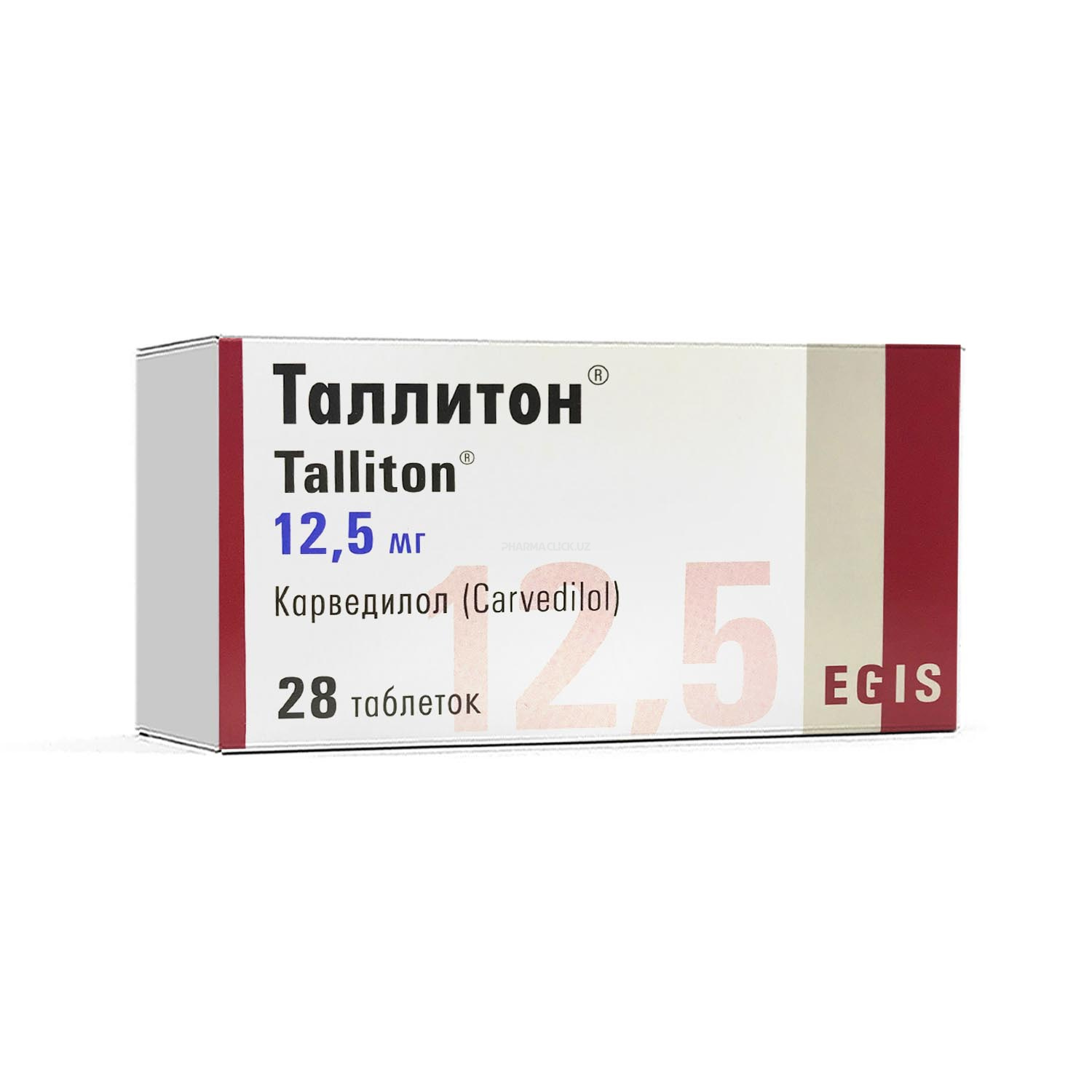 Talliton tabletkalar 12.5mg №28