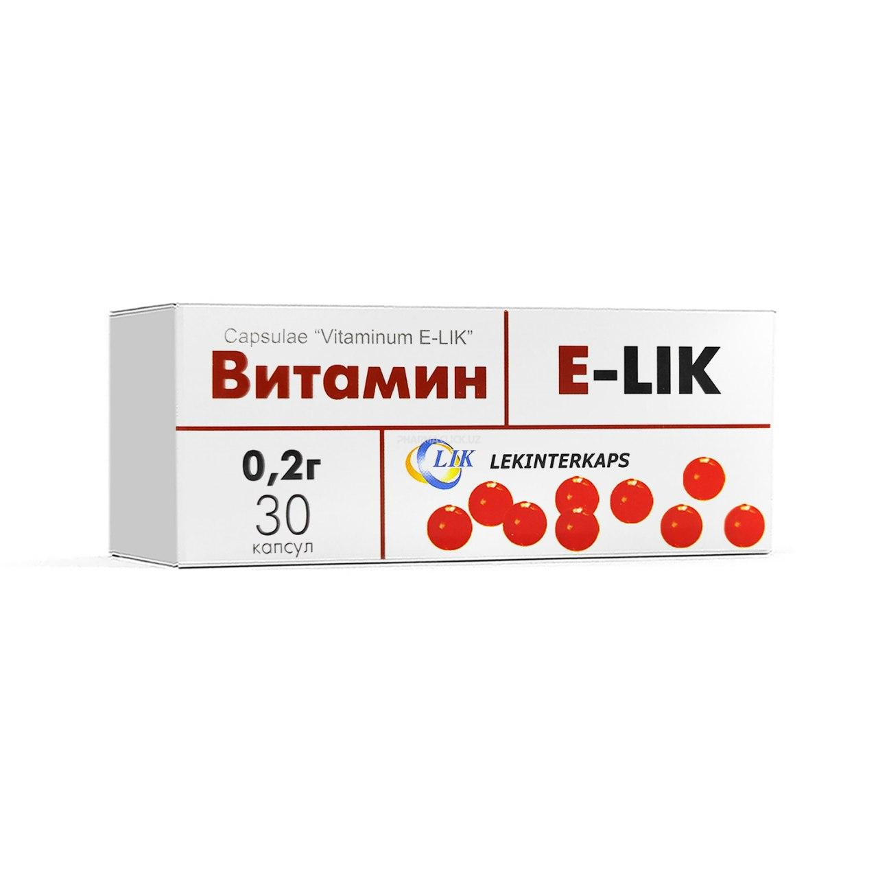 Vitamin E "LIK" 0,2g №30