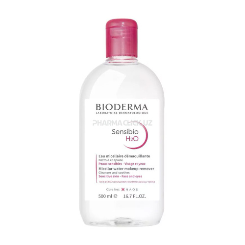 Мицеллярная вода, Sensibio H2O, Bioderma, 500 мл