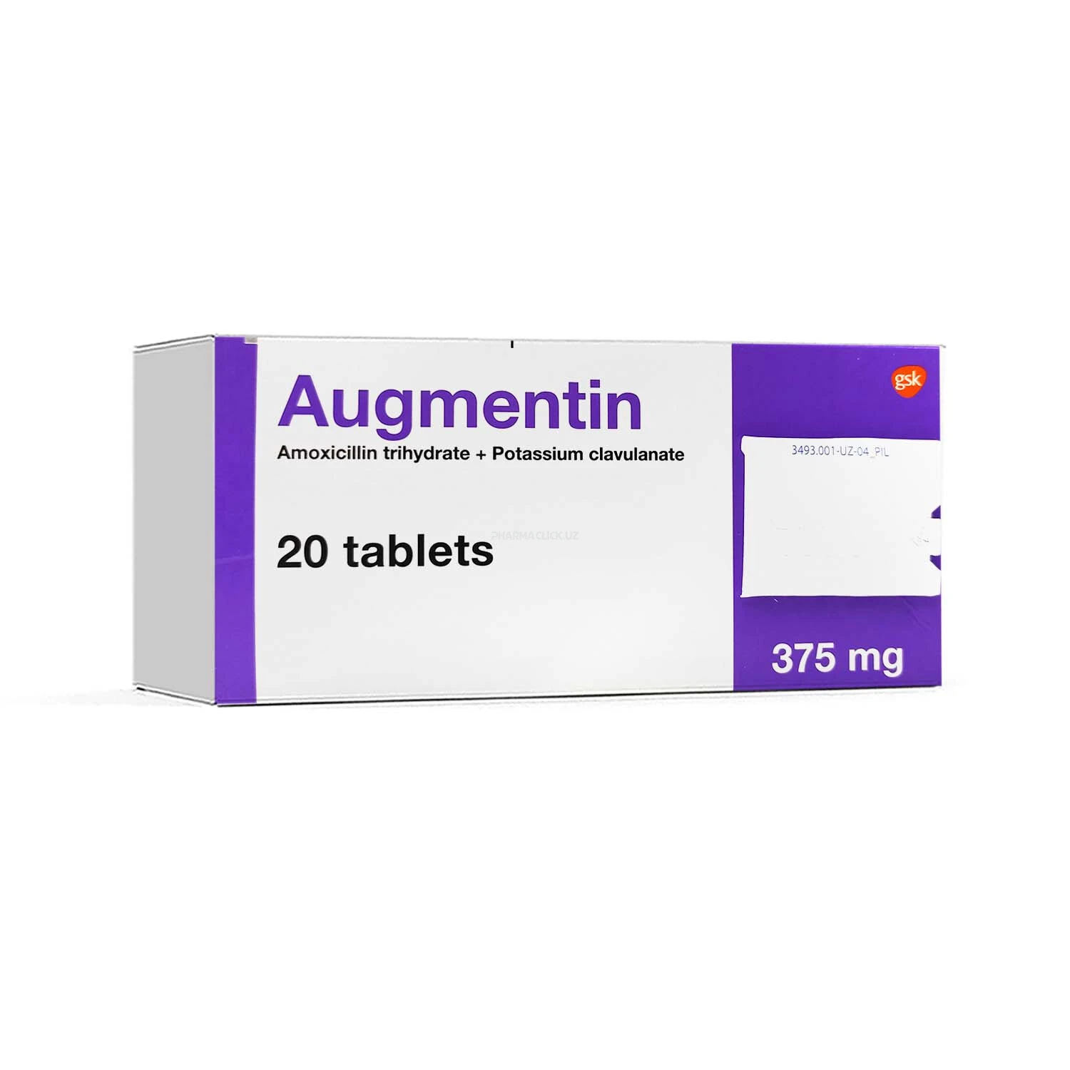 Аугментин таб 375мг №20 Аугментин таб 375мг №20