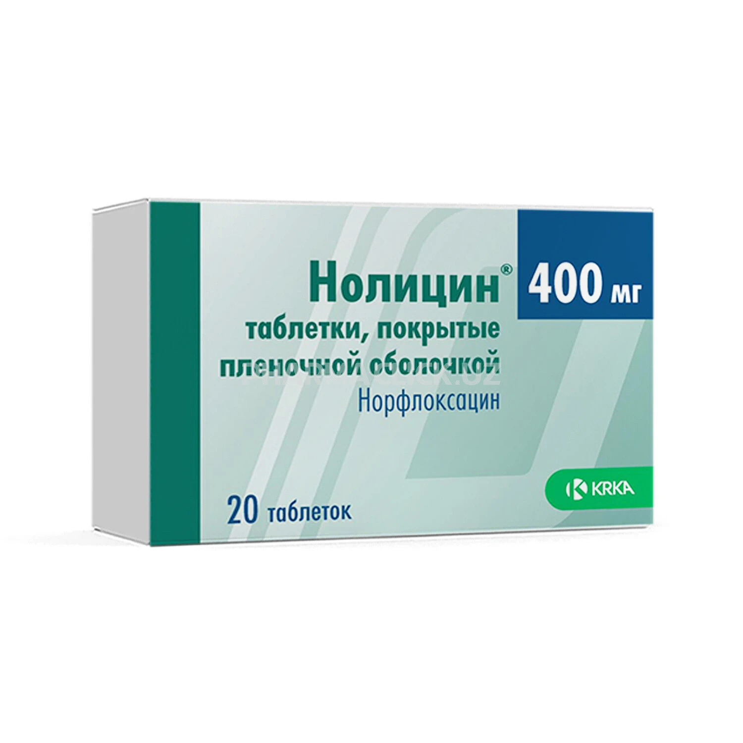 Нолицин таб. 400 мг № 20 Нолицин таб. 400 мг № 20