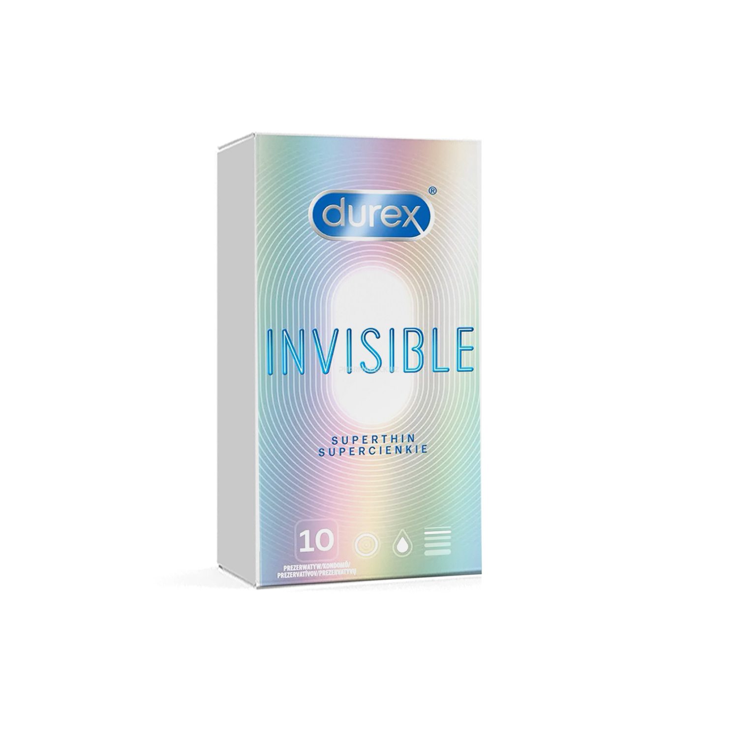 Презервативы Дюрекс Invisible №12 (ультратонкие)